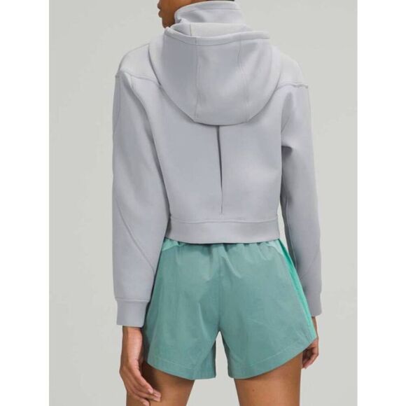 ULULEMON ATHLETICA Rogue Renegade Zip Hoodie in Rhino Grey Size 10 - Picture 2 of 5